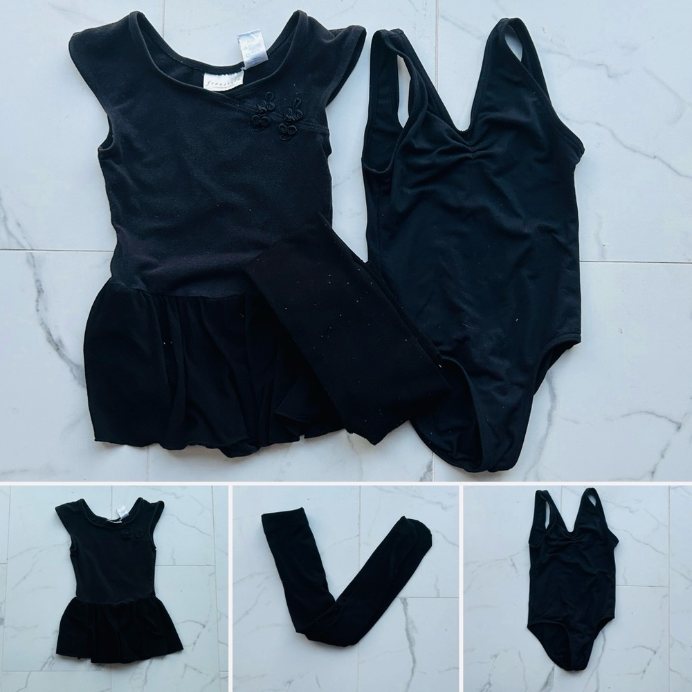 Dance Leotard/Tights Bundle Ballet/Jazz Kids/Girls 4-6